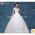 Гуанчжоу сексуальный off-плечи бальное платье кружева аппликация свадебное платье 2017